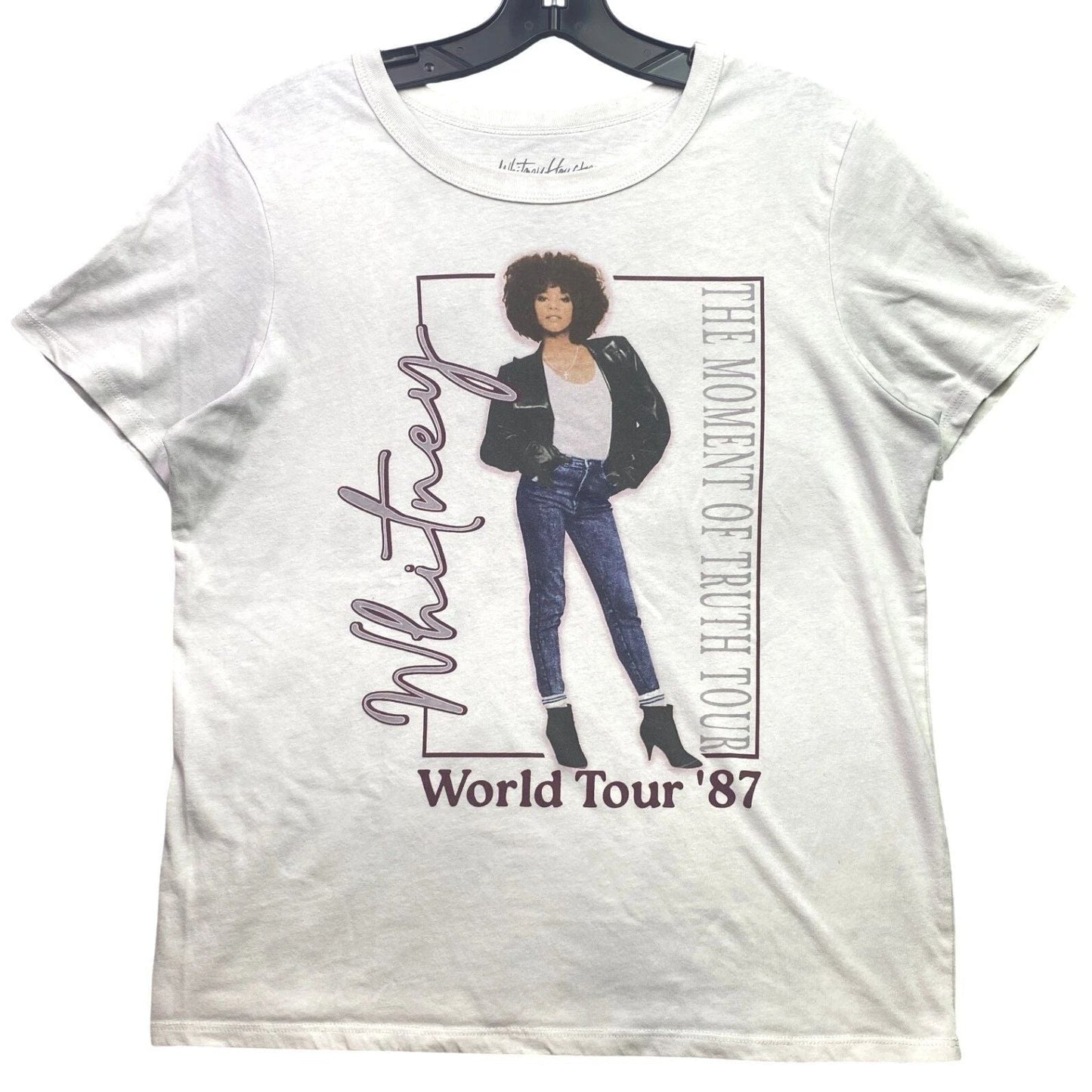 Whitney Houston Shirt Mens Medium AOP Grunge Pop Rock Streetwear Everyday Unisex T-shirt, Sweatshirt, Hoodie, Long Sleeve Tee - T-Shirt, Sweatshirt, Hoodie