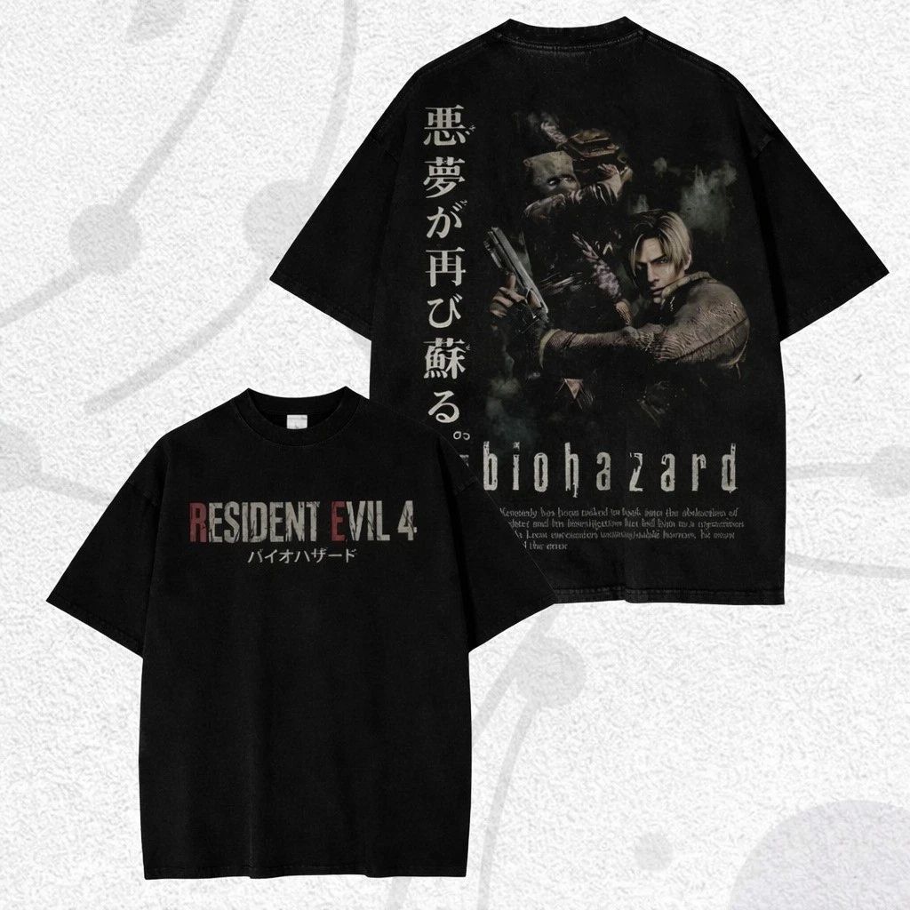 Vintage Fan Gift , Resident Evil Shirt, Leon Kennedy Unisex T-shirt, Sweatshirt, Hoodie, Long Sleeve Tee - T-Shirt, Sweatshirt, Hoodie