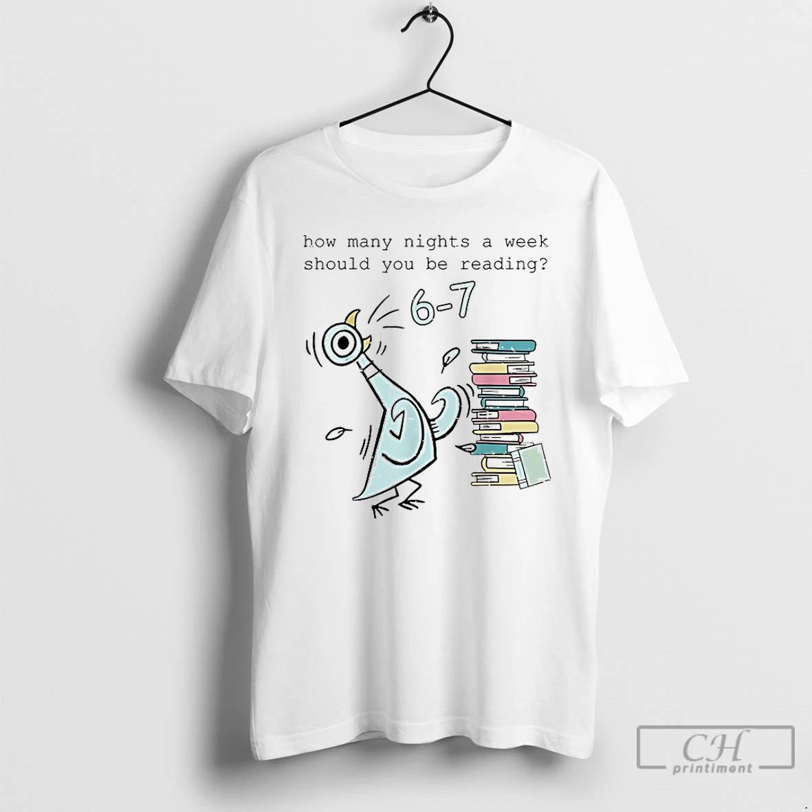 Premium Teacher 67 How Many Nights A Week Should You Be Reading T Shirts Unisex T-shirt, Sweatshirt, Hoodie, Long Sleeve Tee - T-Shirt, Sweatshirt, Hoodie