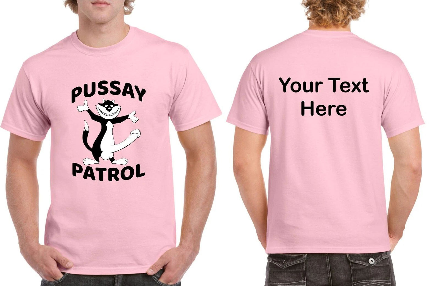 Personalised PUSSAY PATROL T-shirt STAG DO Holidays Summer Fancy Groom Party Top Unisex T-shirt, Sweatshirt, Hoodie, Long Sleeve Tee - T-Shirt, Sweatshirt, Hoodie