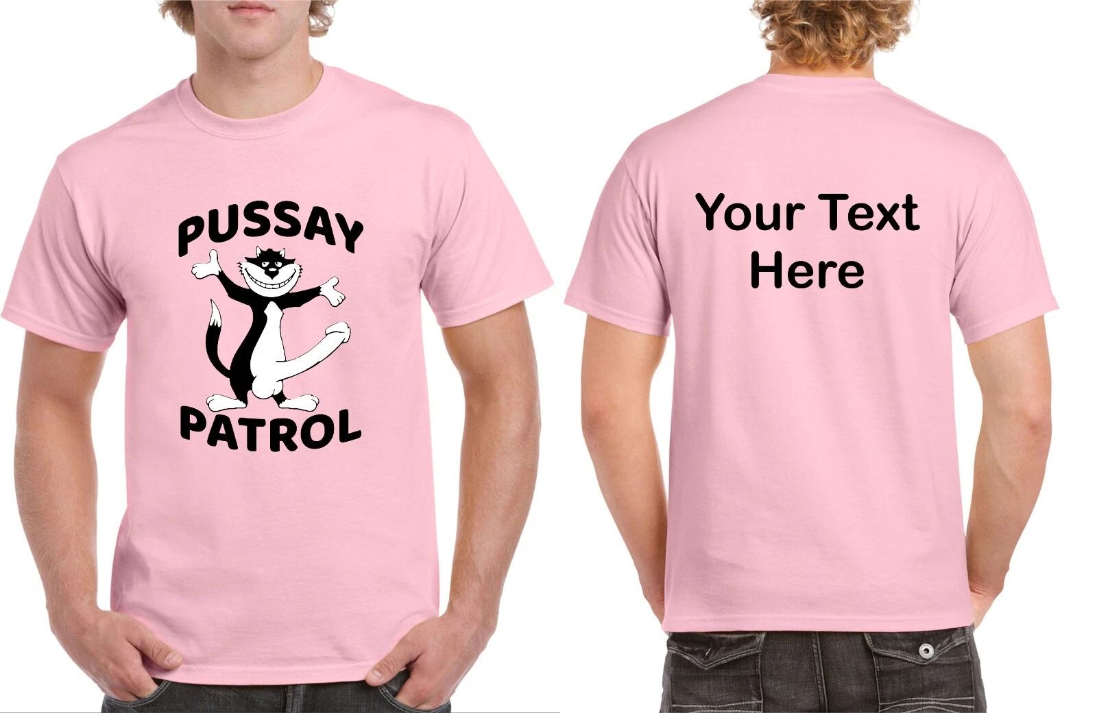 Personalised PUSSAY PATROL T-shirt STAG DO Holidays Summer Fancy Groom Party Top Unisex T-shirt, Sweatshirt, Hoodie, Long Sleeve Tee - T-Shirt, Sweatshirt, Hoodie