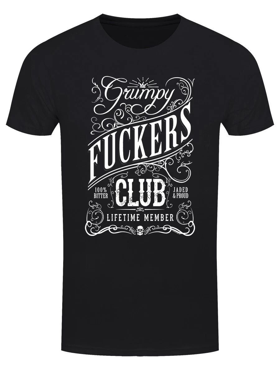 Grumpy F*ckers Club Heavyweight Cotton XX-Large Adult Humor T-Shirt Great Gift Unisex T-shirt, Sweatshirt, Hoodie, Long Sleeve Tee - T-Shirt, Sweatshirt, Hoodie