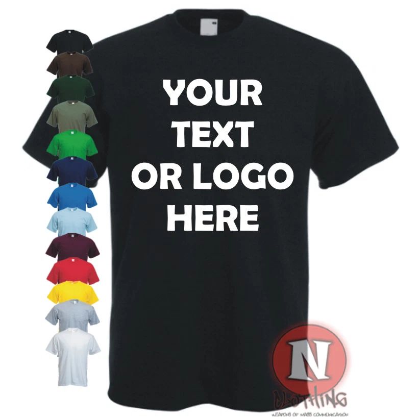 personalised T-shirt YOUR TEXT HERE - custom customised club birthday team Unisex T-shirt, Sweatshirt, Hoodie, Long Sleeve Tee - T-Shirt, Sweatshirt, Hoodie