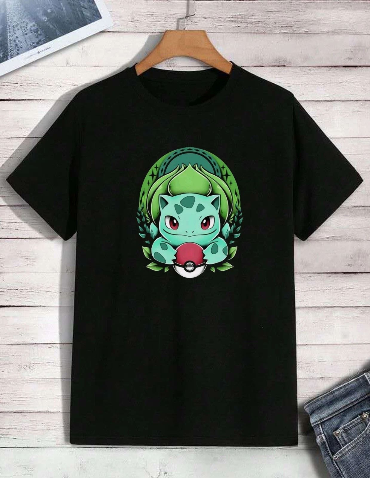 Bulbasaur Cute Trendy Anime Manga gift idea T-Shirt Unisex Unisex T-shirt, Sweatshirt, Hoodie, Long Sleeve Tee - T-Shirt, Sweatshirt, Hoodie