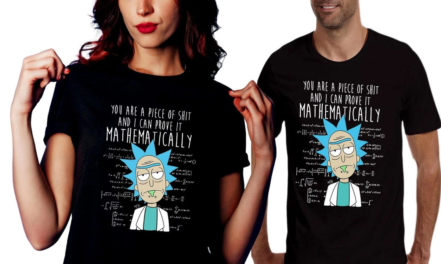 Rick & Morty Unisex Mens Women T Shirt Novelty Top Funny Rude Joke Design Gift Unisex T-shirt, Sweatshirt, Hoodie, Long Sleeve Tee - T-Shirt, Sweatshirt, Hoodie