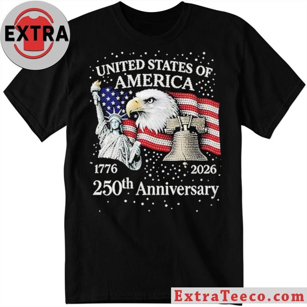 United States of America 250th Anniversary 1776 2026 Shirt Unisex T-shirt, Sweatshirt, Hoodie, Long Sleeve Tee - T-Shirt, Sweatshirt, Hoodie