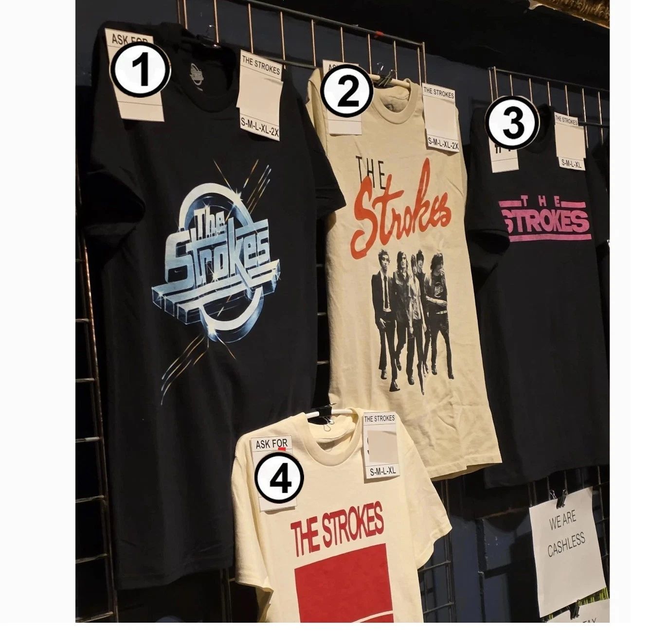 The Strokes Tour T-Shirt San Francisco 4/4/26 Concert Reprint FAST SHIP Unisex T-shirt, Sweatshirt, Hoodie, Long Sleeve Tee - T-Shirt, Sweatshirt, Hoodie