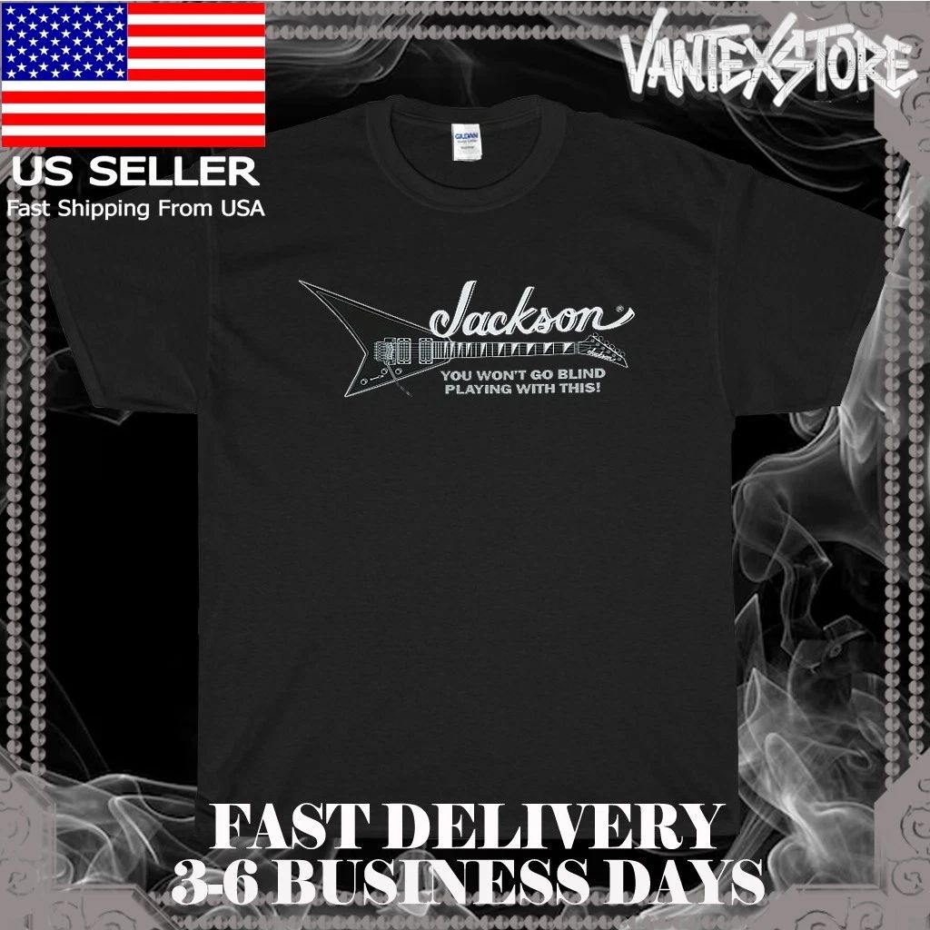 NEW SHIRT JACKSON GUITARS CLASSIC LOGO MEN'S T-SHIRT FUNNY AMERICAN SIZE S-5XL Unisex T-shirt, Sweatshirt, Hoodie, Long Sleeve Tee - T-Shirt, Sweatshirt, Hoodie