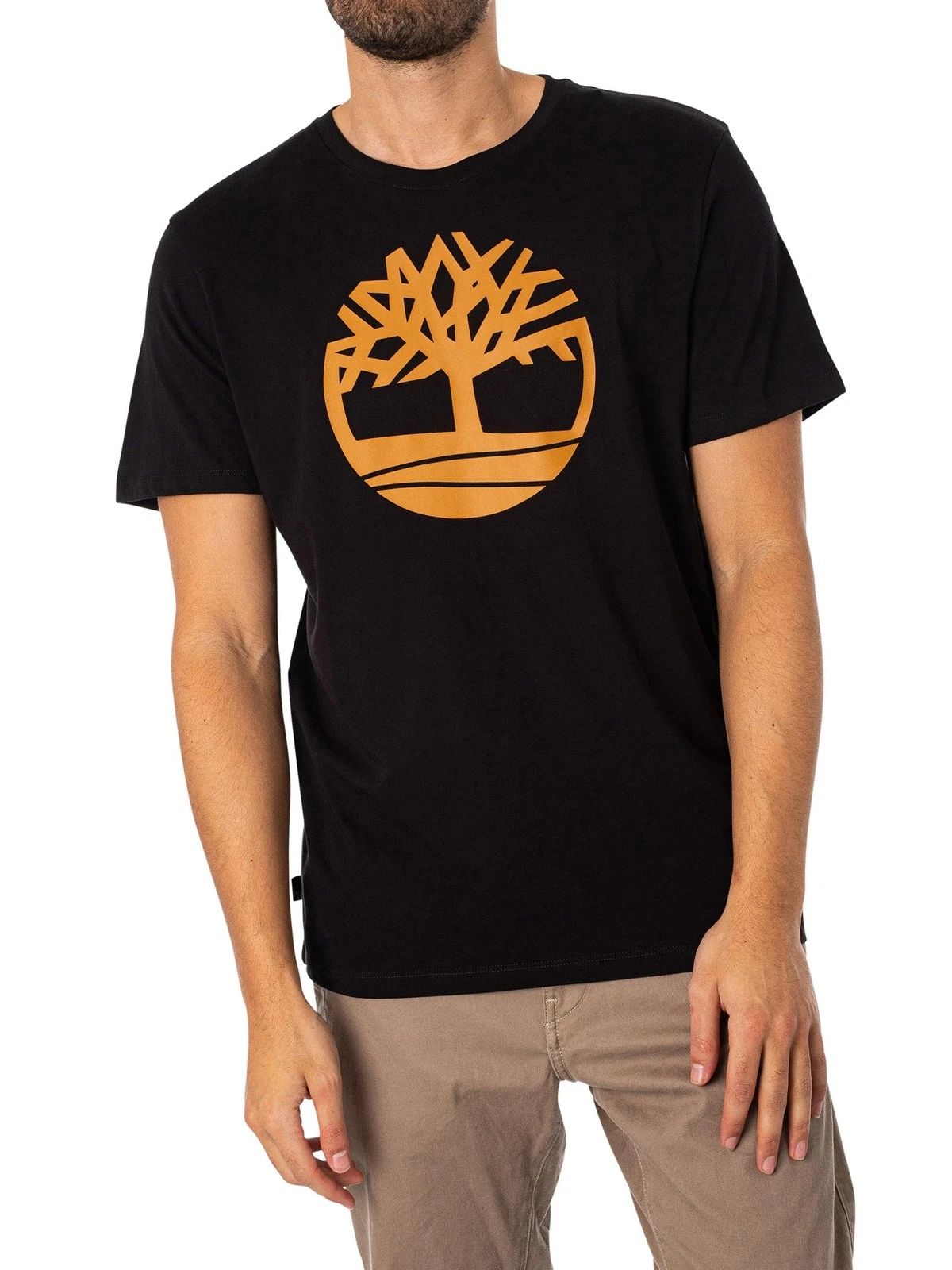 Timberland Men's Tree Logo T-Shirt, Black Unisex T-shirt, Sweatshirt, Hoodie, Long Sleeve Tee - T-Shirt, Sweatshirt, Hoodie