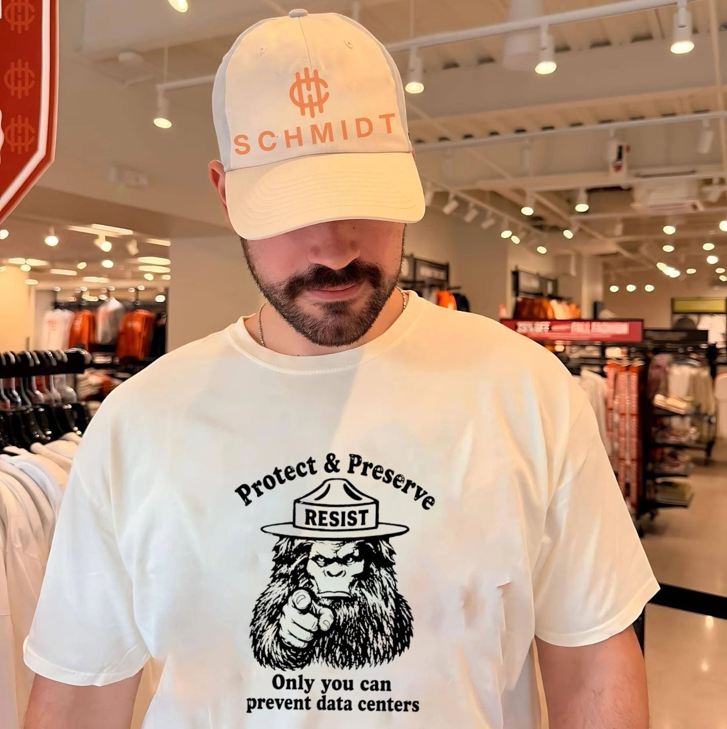 Resist Squatchy protect and preserve only you can prevent data centers shirt Unisex T-shirt, Sweatshirt, Hoodie, Long Sleeve Tee - T-Shirt, Sweatshirt, Hoodie