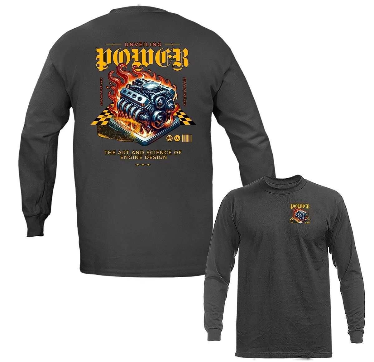 Unveiling Powe Imported Tuned Custom JDM Sports Car Graphic Long Sleeve Unisex T-shirt, Sweatshirt, Hoodie, Long Sleeve Tee - T-Shirt, Sweatshirt, Hoodie