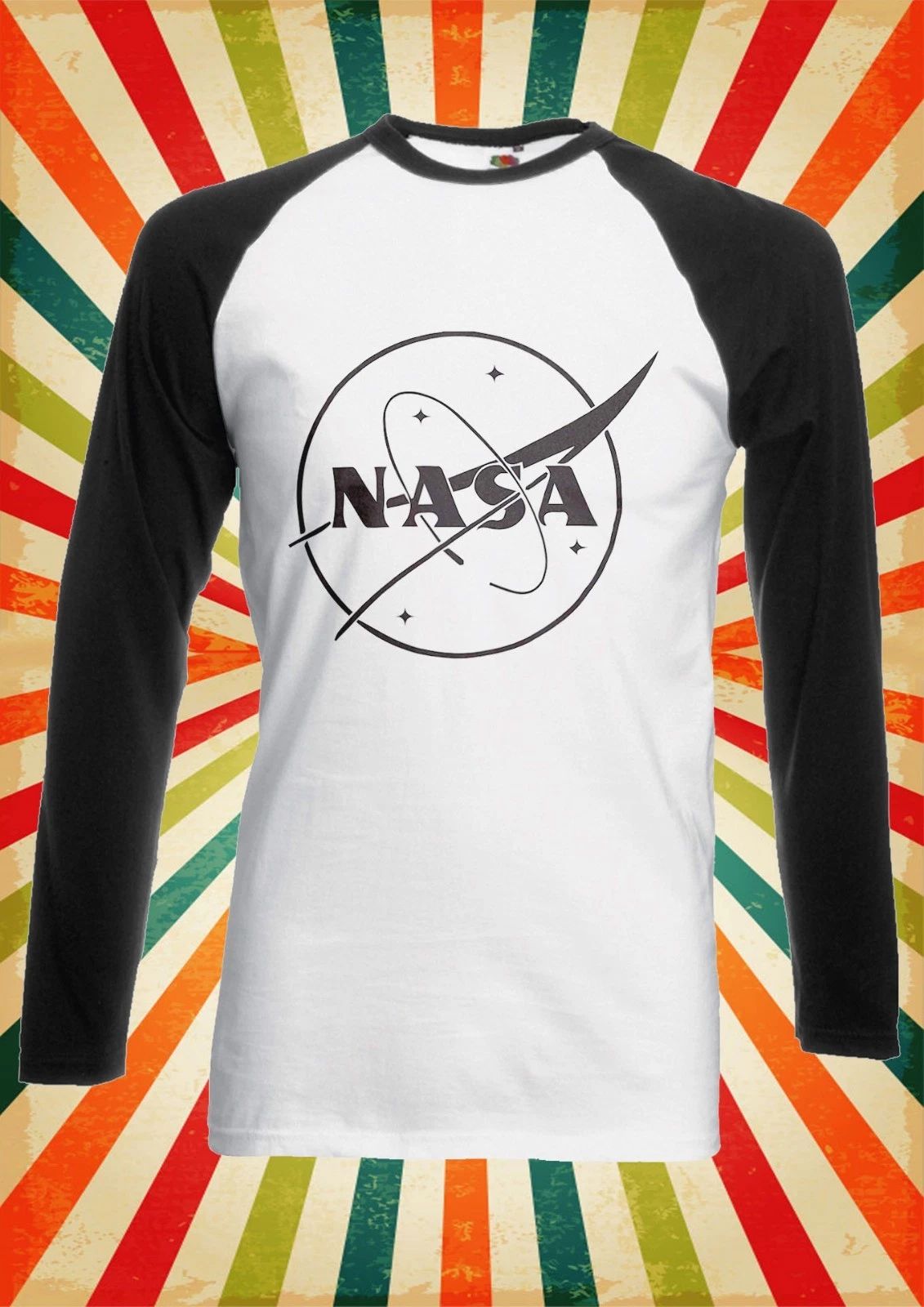 NASA Old Style Space Rocket Men Women Long Short Sleeve Baseball T Shirt 2107 Unisex T-shirt, Sweatshirt, Hoodie, Long Sleeve Tee - T-Shirt, Sweatshirt, Hoodie