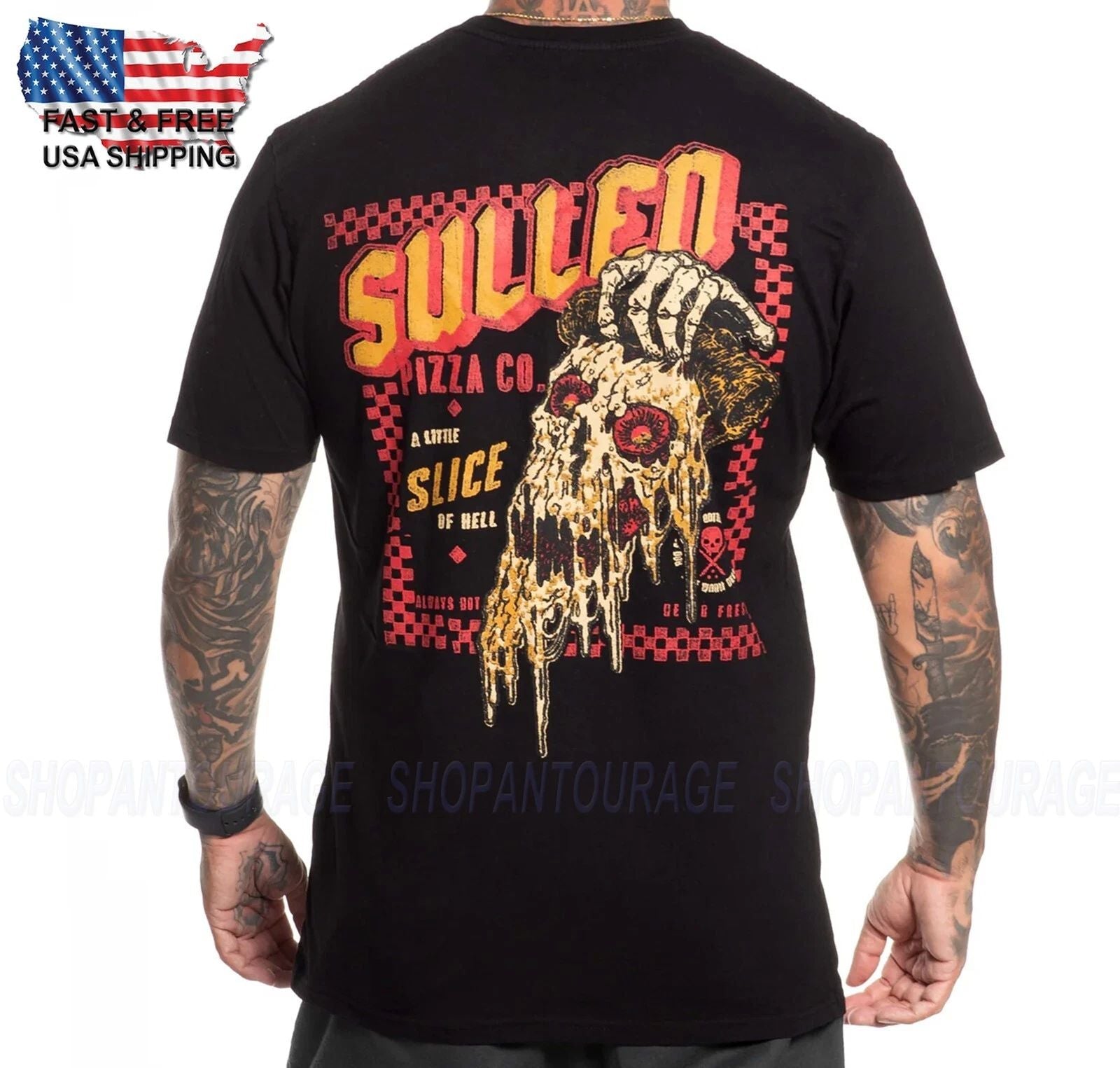 Sullen Art Collective Pizza Pizza Premium SCM6365 Men's Short Sleeve T-Shirt Unisex T-shirt, Sweatshirt, Hoodie, Long Sleeve Tee - T-Shirt, Sweatshirt, Hoodie