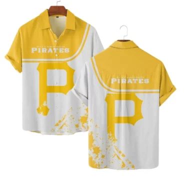 Pittsburgh Pirates Vintage Logo Hawaiian Shirt Unisex T-shirt, Sweatshirt, Hoodie, Long Sleeve Tee - T-Shirt, Sweatshirt, Hoodie