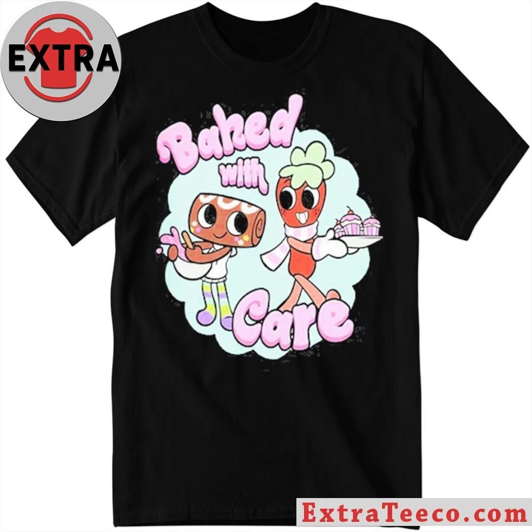 Dandys World Baker With Care T-Shirt Unisex T-shirt, Sweatshirt, Hoodie, Long Sleeve Tee - T-Shirt, Sweatshirt, Hoodie