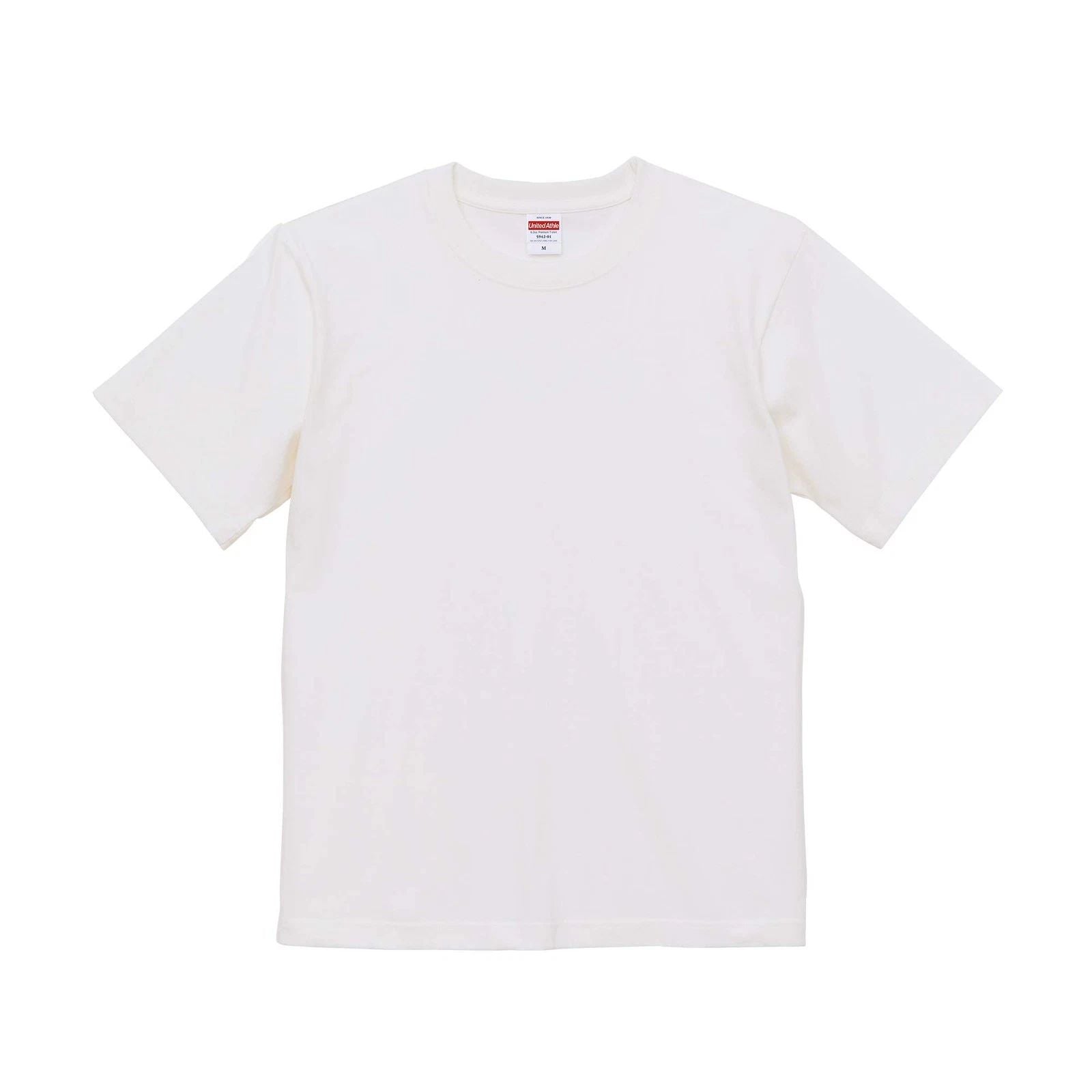 United Athle 6.2oz Premium T-Shirt 594201 [Men's] Vanilla white XL Unisex T-shirt, Sweatshirt, Hoodie, Long Sleeve Tee - T-Shirt, Sweatshirt, Hoodie