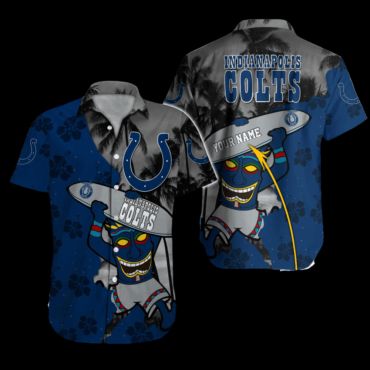 Personalized Indianapolis Colts Blue Horizon Hawaiian Shirt Unisex T-shirt, Sweatshirt, Hoodie, Long Sleeve Tee - T-Shirt, Sweatshirt, Hoodie