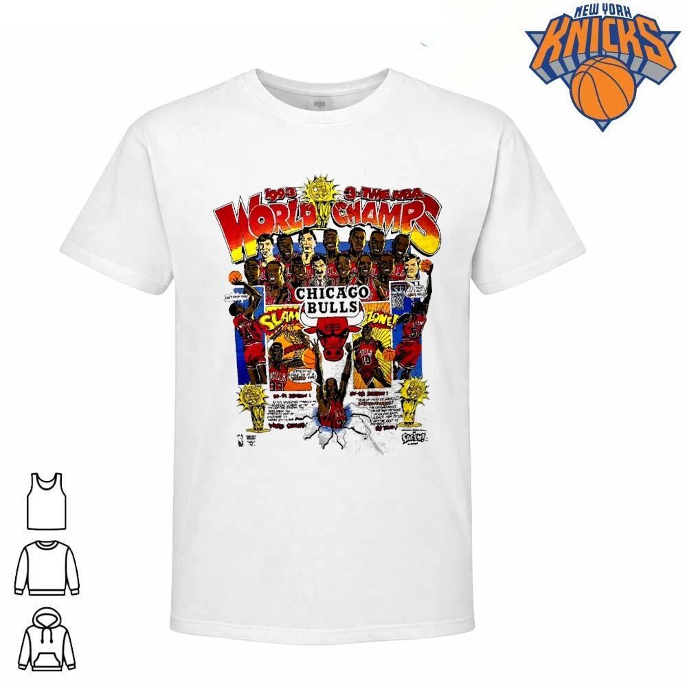Chicago Bulls 1993 World Champs 3-Time NBA Champions Vintage Comic Bootleg shirt Unisex T-shirt, Sweatshirt, Hoodie, Long Sleeve Tee - T-Shirt, Sweatshirt, Hoodie