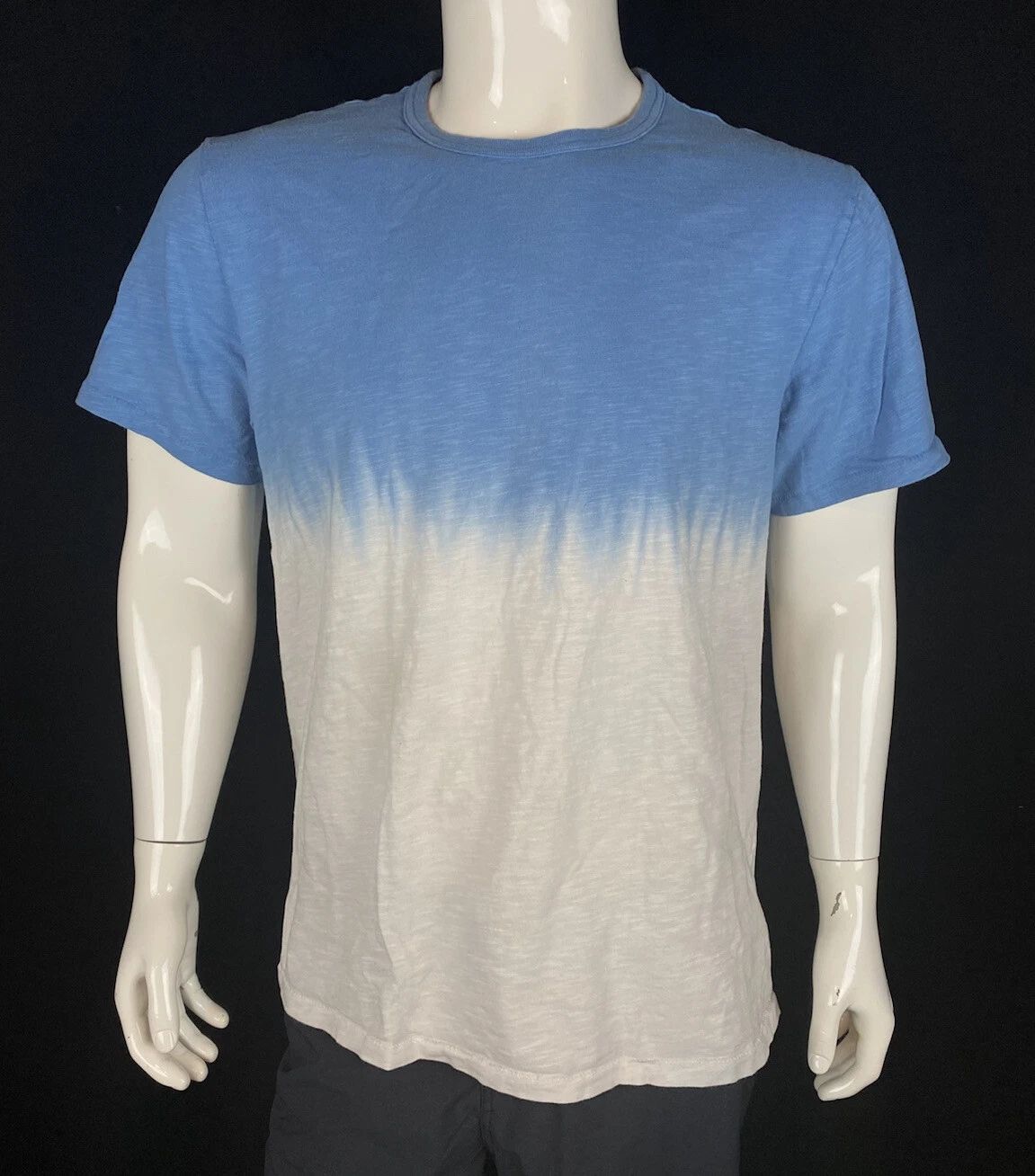 J. Crew Garment-Dyed Blue to White T Shirt, Men's Size XL Unisex T-shirt, Sweatshirt, Hoodie, Long Sleeve Tee - T-Shirt, Sweatshirt, Hoodie
