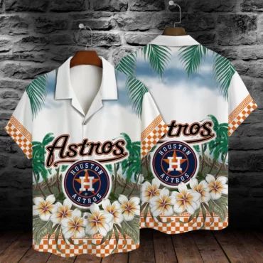 Houston Astros Paradise Vibes Hawaiian Shirt Unisex T-shirt, Sweatshirt, Hoodie, Long Sleeve Tee - T-Shirt, Sweatshirt, Hoodie