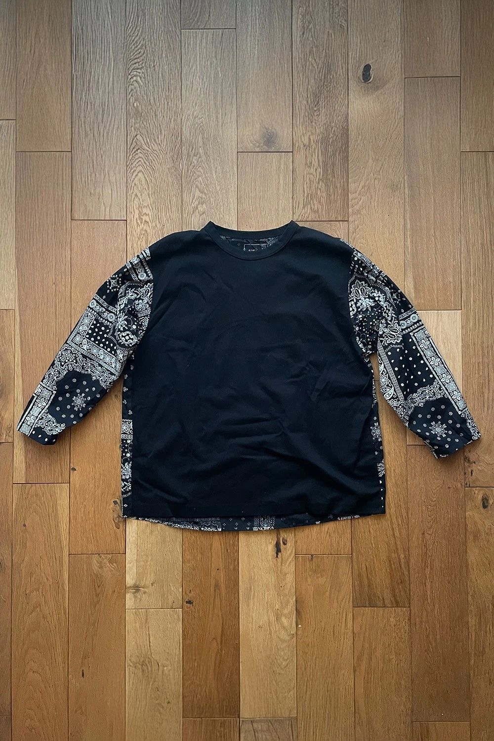 Sophnet Patchwork Long Sleeve T-Shirt Black S Unisex T-shirt, Sweatshirt, Hoodie, Long Sleeve Tee - T-Shirt, Sweatshirt, Hoodie