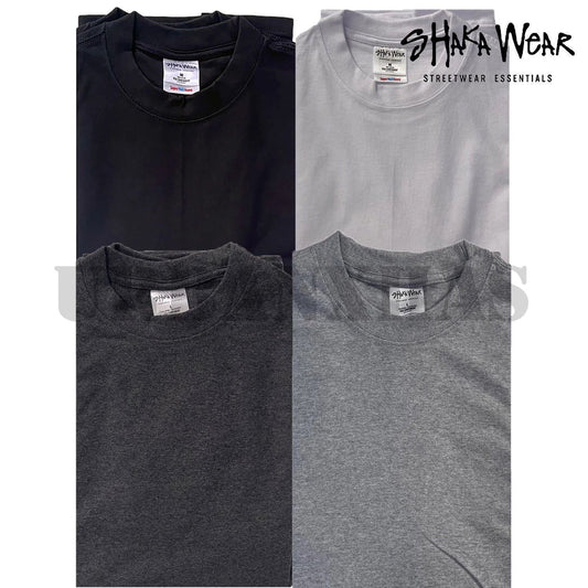 2 pcs *SHAKA WEAR Short Sleeve Super Max Heavyweight  T-shirt Unisex T-shirt, Sweatshirt, Hoodie, Long Sleeve Tee - T-Shirt, Sweatshirt, Hoodie