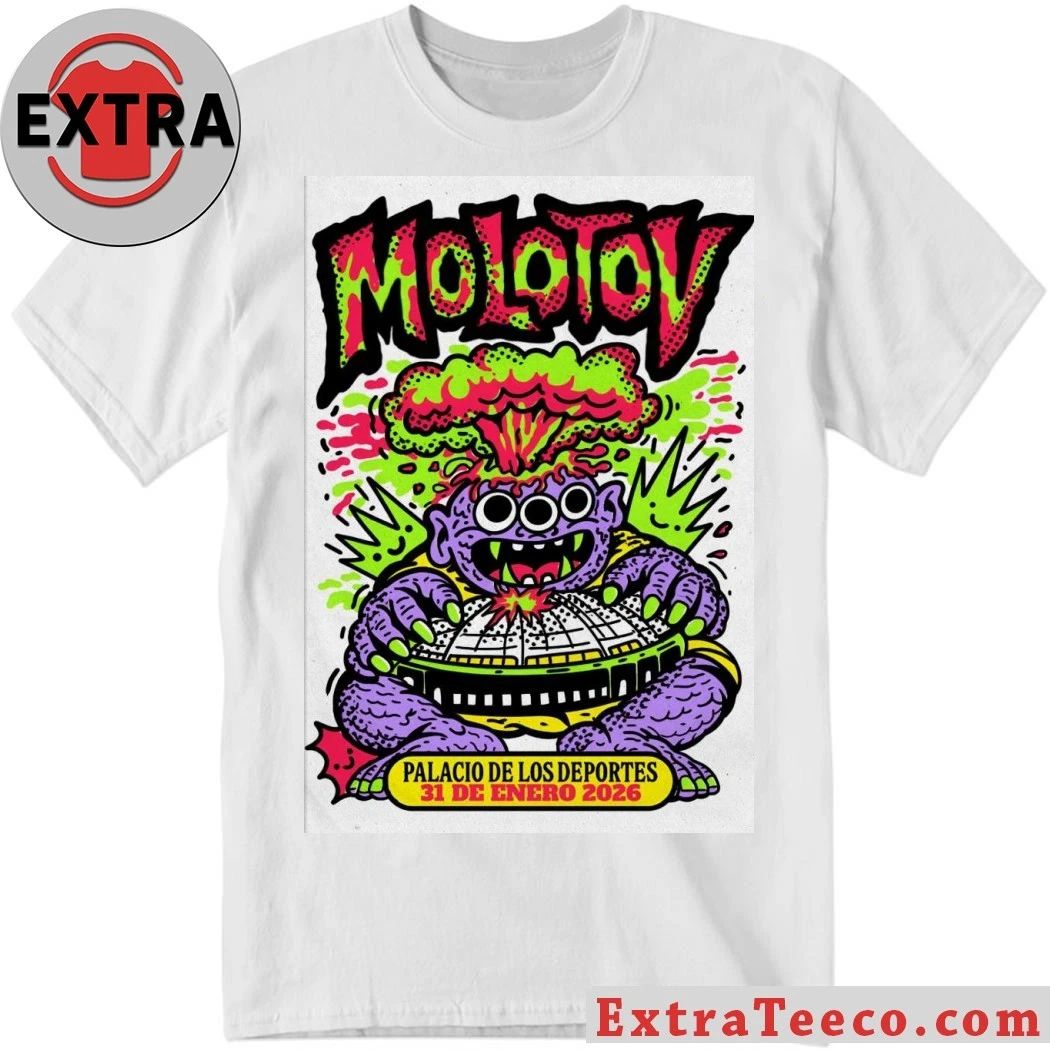 Original Molotov Mexico Event On Jan 31 2026 Poster T-Shirt Unisex T-shirt, Sweatshirt, Hoodie, Long Sleeve Tee - T-Shirt, Sweatshirt, Hoodie