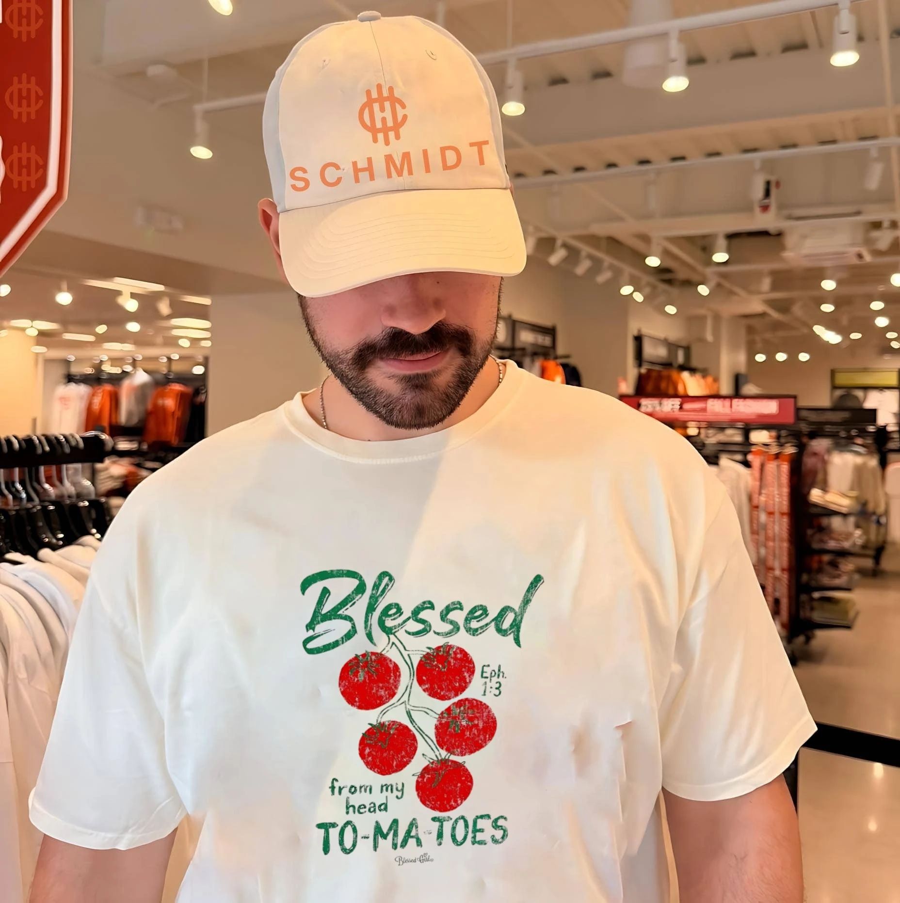 Blessed from my head To-ma-toes shirt Unisex T-shirt, Sweatshirt, Hoodie, Long Sleeve Tee - T-Shirt, Sweatshirt, Hoodie