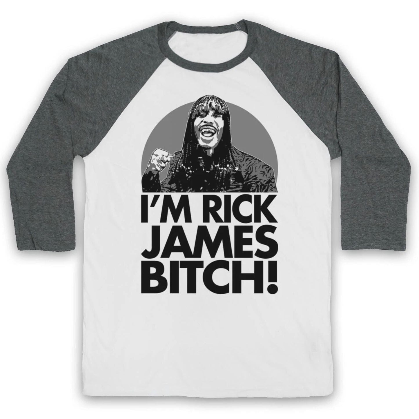 CHAPPELLE SHOW DAVE UNOFFICIAL I'M RICK BITCH! FUNNY 3/4 SLEEVE BASEBALL TEE Unisex T-shirt, Sweatshirt, Hoodie, Long Sleeve Tee - T-Shirt, Sweatshirt, Hoodie