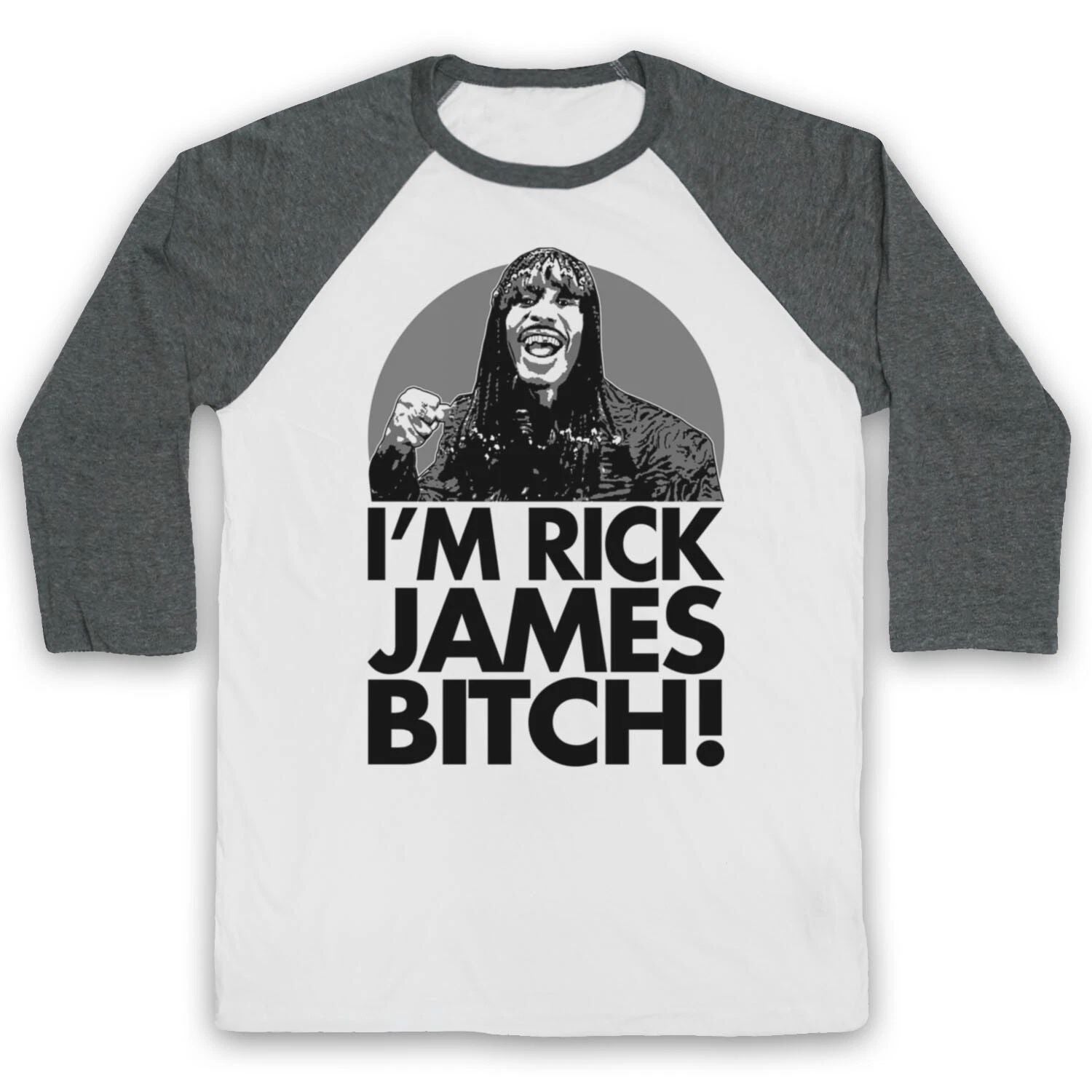 CHAPPELLE SHOW DAVE UNOFFICIAL I'M RICK BITCH! FUNNY 3/4 SLEEVE BASEBALL TEE Unisex T-shirt, Sweatshirt, Hoodie, Long Sleeve Tee - T-Shirt, Sweatshirt, Hoodie