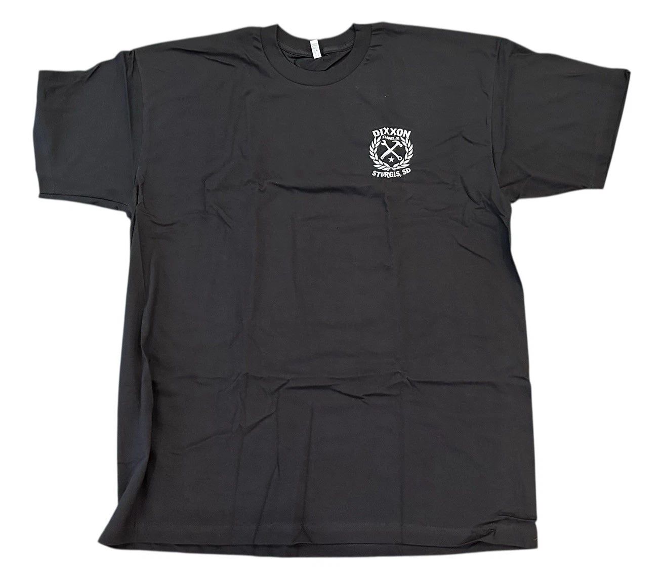NEW Dixxon Sturgis Motorcycle Rally Mens White Sketchy Crest T-Shirt Black XL Unisex T-shirt, Sweatshirt, Hoodie, Long Sleeve Tee - T-Shirt, Sweatshirt, Hoodie