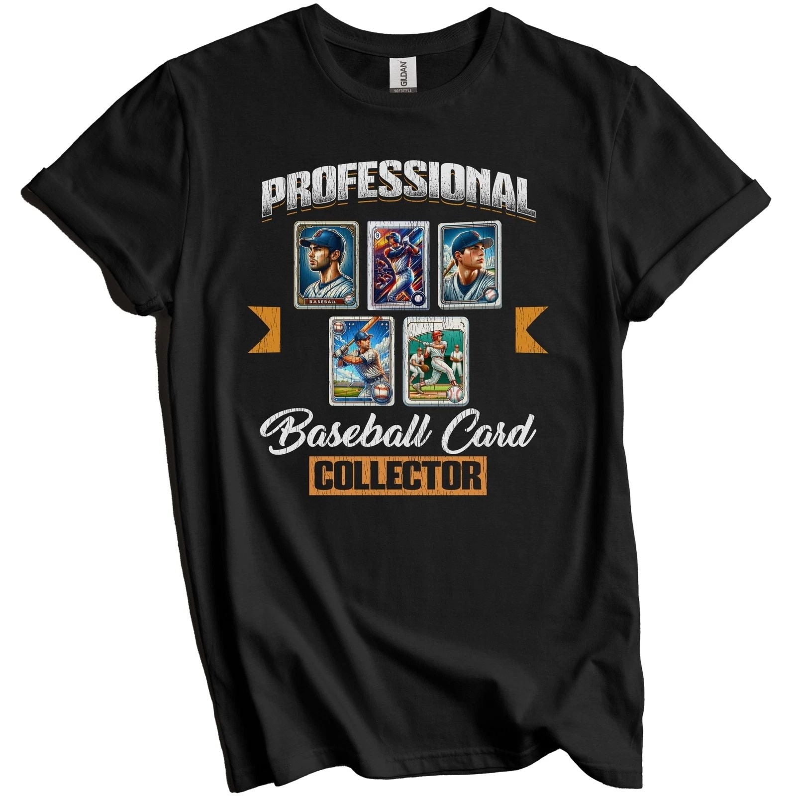 Professional Baseball Card Collector Funny Sports Cards T-Shirt Unisex T-shirt, Sweatshirt, Hoodie, Long Sleeve Tee - T-Shirt, Sweatshirt, Hoodie
