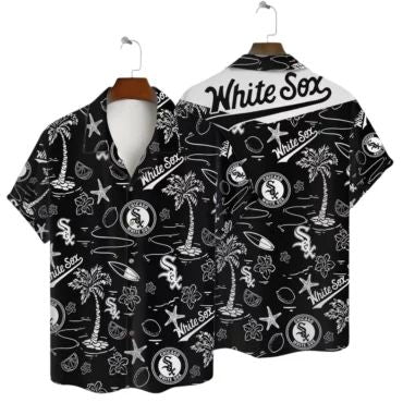 Chicago White Sox Tropic Hit Hawaiian Shirt Unisex T-shirt, Sweatshirt, Hoodie, Long Sleeve Tee - T-Shirt, Sweatshirt, Hoodie