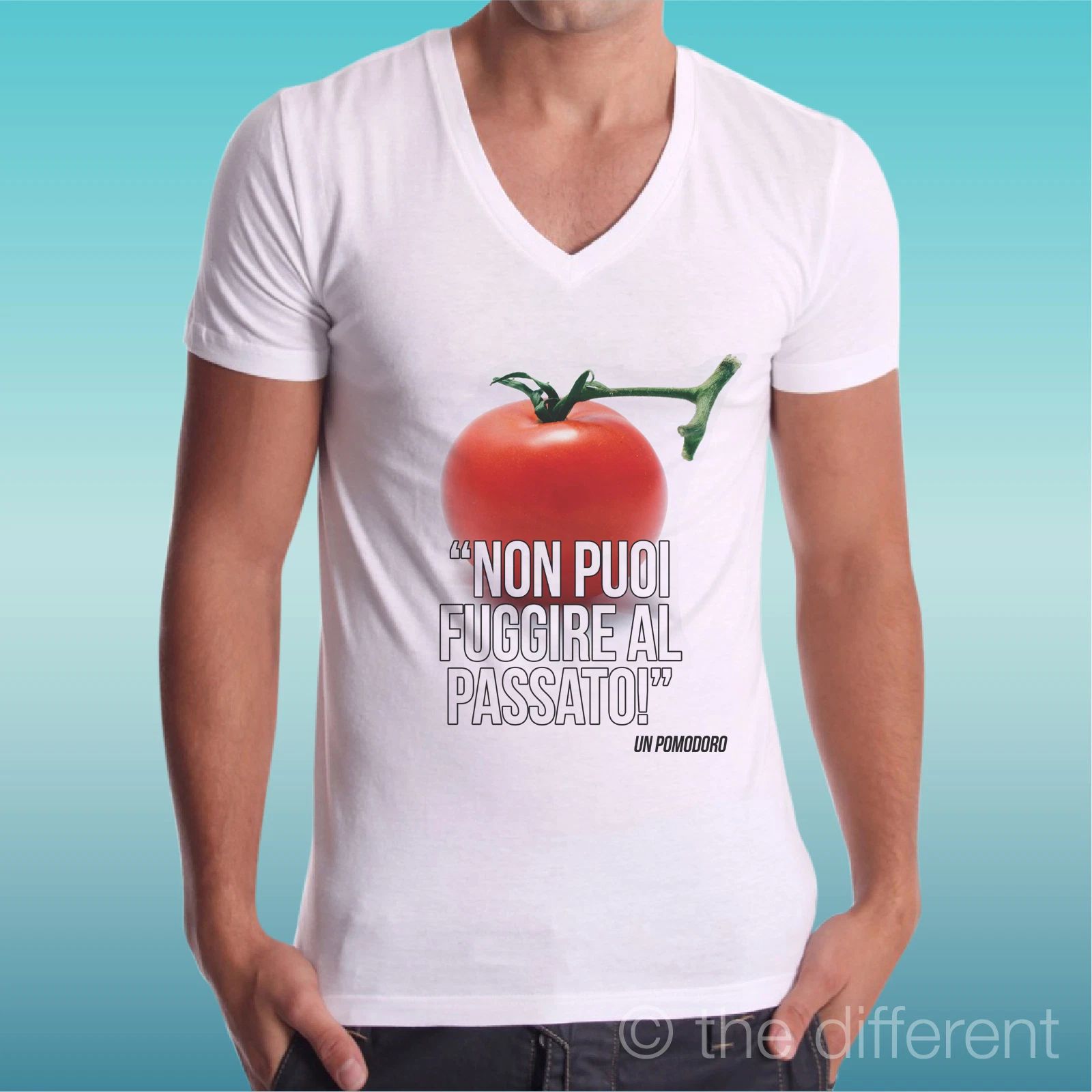 T-shirt Man V Neck " Quote Funny Tomato " Gift Idea Road To Happiness Unisex T-shirt, Sweatshirt, Hoodie, Long Sleeve Tee - T-Shirt, Sweatshirt, Hoodie
