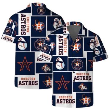 Houston Astros Iconic Grid Hawaiian Shirt Unisex T-shirt, Sweatshirt, Hoodie, Long Sleeve Tee - T-Shirt, Sweatshirt, Hoodie