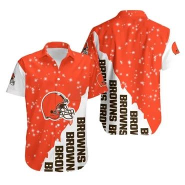 Cleveland Browns Starry Night Hawaiian Shirt Unisex T-shirt, Sweatshirt, Hoodie, Long Sleeve Tee - T-Shirt, Sweatshirt, Hoodie