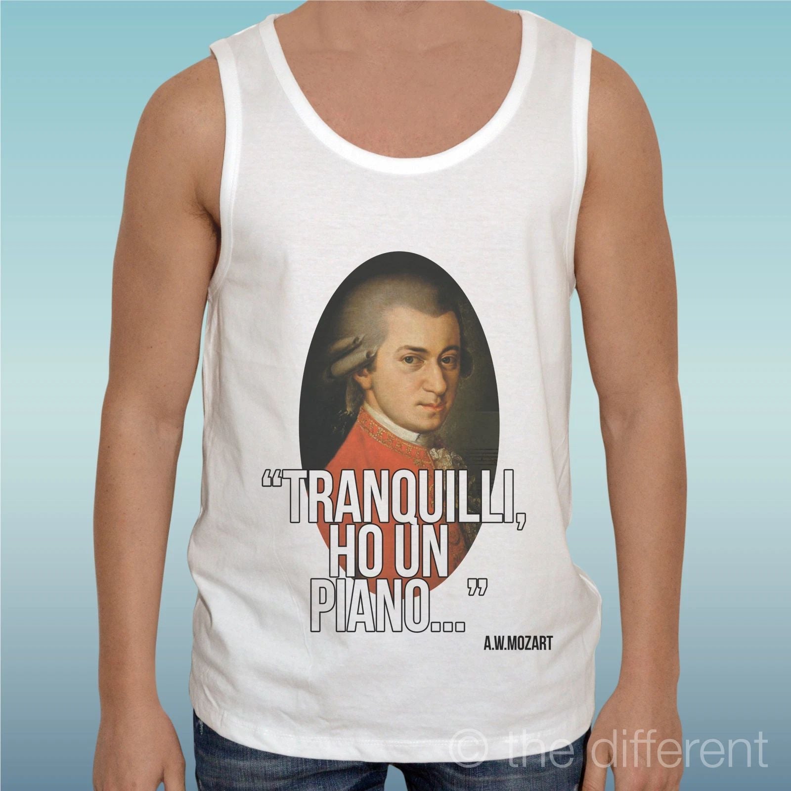 Canotta T-Shirt " Quote Mozart Funny " Gift Idea Road To Happiness Unisex T-shirt, Sweatshirt, Hoodie, Long Sleeve Tee - T-Shirt, Sweatshirt, Hoodie
