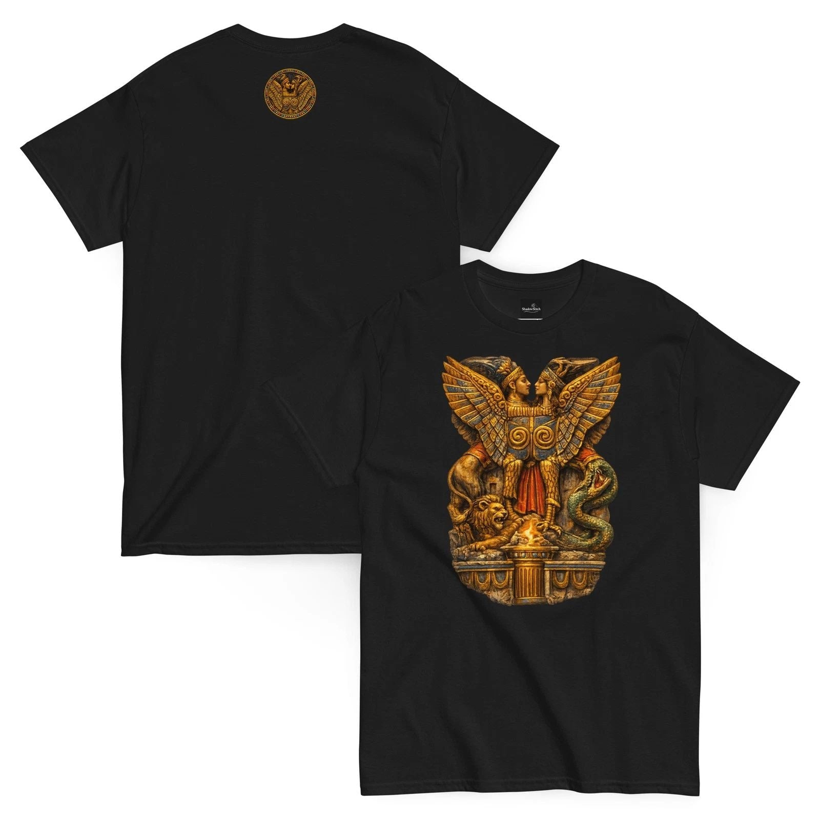 Assyrian Winged Guardian T-Shirt Unisex T-shirt, Sweatshirt, Hoodie, Long Sleeve Tee - T-Shirt, Sweatshirt, Hoodie