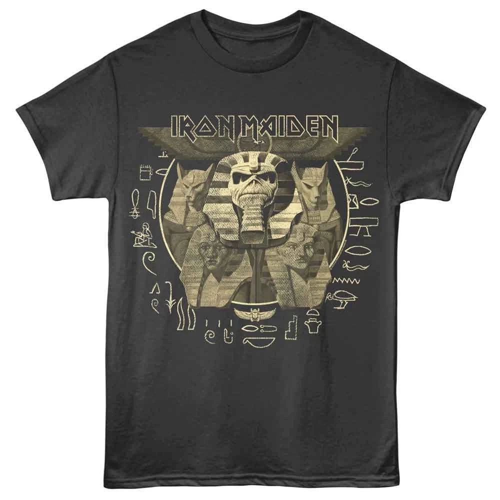 Iron Maiden - Hieroglyphics - Adult Short Sleeve T-Shirt - Smoke Unisex T-shirt, Sweatshirt, Hoodie, Long Sleeve Tee - T-Shirt, Sweatshirt, Hoodie