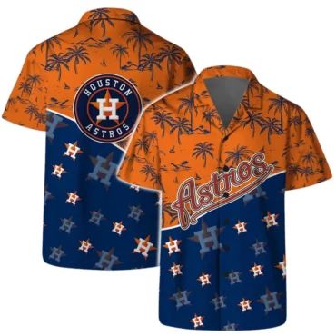 Houston Astros Palm Coast Hawaiian Shirt Unisex T-shirt, Sweatshirt, Hoodie, Long Sleeve Tee - T-Shirt, Sweatshirt, Hoodie
