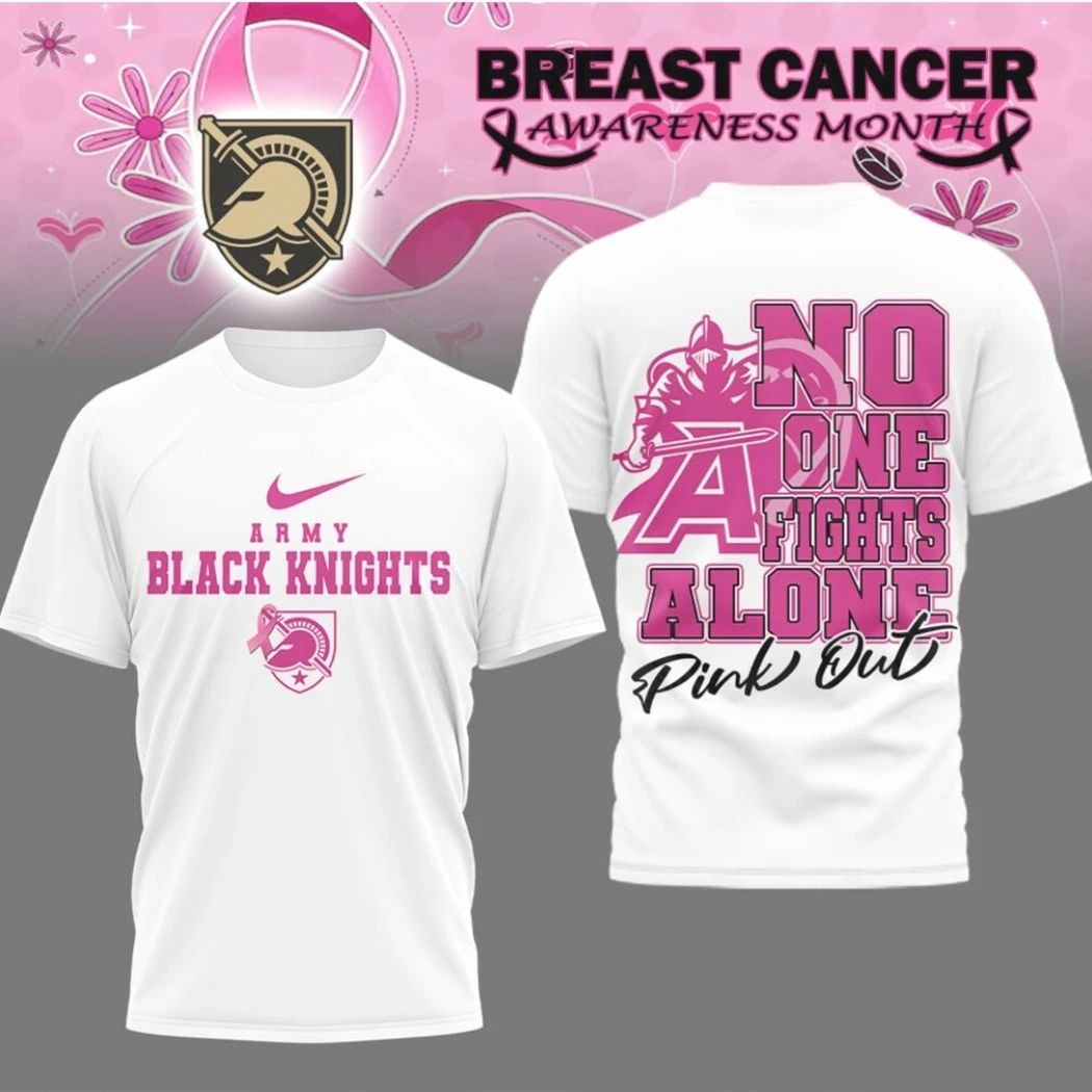 Army Black Knights Breast Cancer Awareness Pink Out Football Shirt Unisex T-shirt, Sweatshirt, Hoodie, Long Sleeve Tee - T-Shirt, Sweatshirt, Hoodie