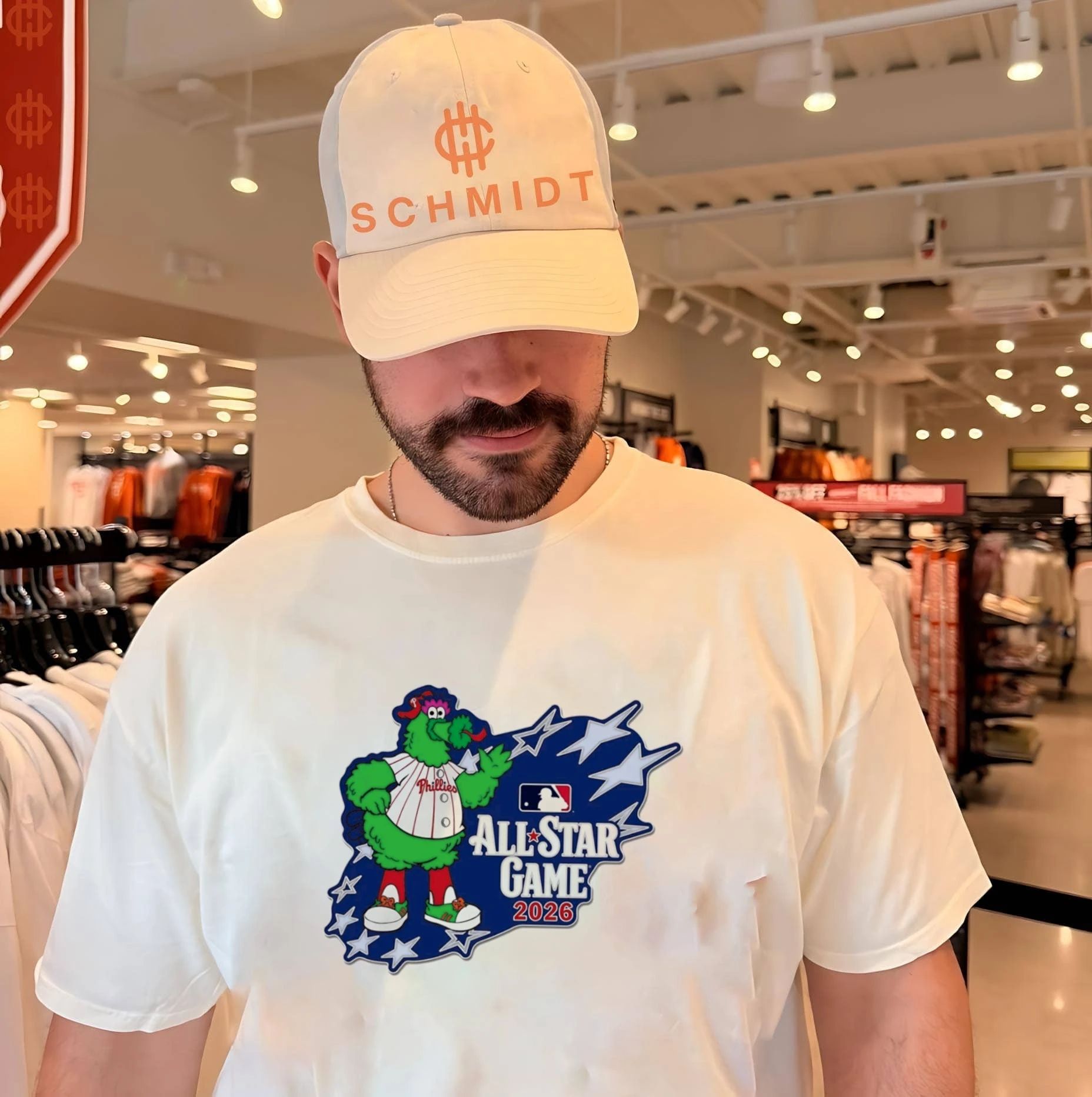 Philadelphia Phillies 2026 MLB All Star Game Phanatic Stars mascot shirt Unisex T-shirt, Sweatshirt, Hoodie, Long Sleeve Tee - T-Shirt, Sweatshirt, Hoodie