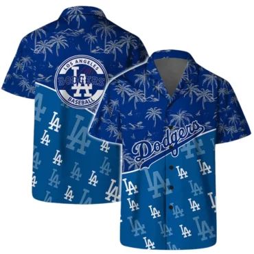 Los Angeles Dodgers Palm Paradise Hawaiian Shirt Unisex T-shirt, Sweatshirt, Hoodie, Long Sleeve Tee - T-Shirt, Sweatshirt, Hoodie