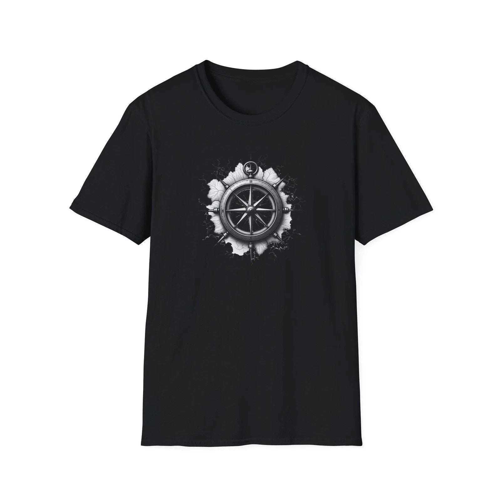 Map Compass Navigation Tee | Navigation Design Unisex T-shirt, Sweatshirt, Hoodie, Long Sleeve Tee - T-Shirt, Sweatshirt, Hoodie
