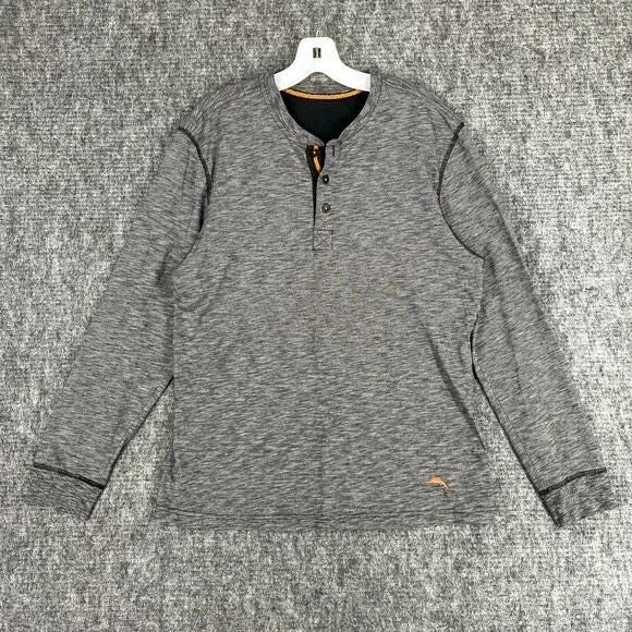 Tommy Bahama Flipshore Henley Pullover Men M Casual Lounge Island Knit Unisex T-shirt, Sweatshirt, Hoodie, Long Sleeve Tee - T-Shirt, Sweatshirt, Hoodie