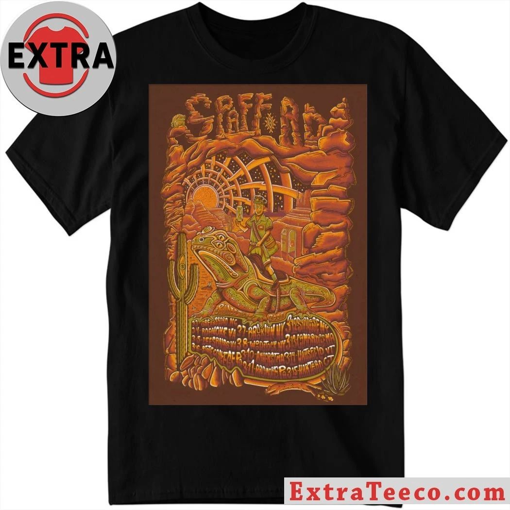 Spafford Spring Tour 26 Poster T-Shirt Unisex T-shirt, Sweatshirt, Hoodie, Long Sleeve Tee - T-Shirt, Sweatshirt, Hoodie