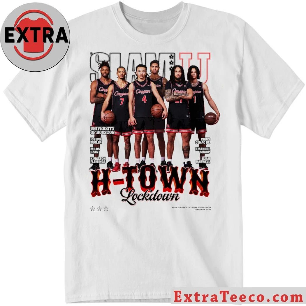 The SLAM University Houston Cover Tee Collection commemorates the University of Houston Cougars mens basketball team Shirt - T-Shirt, Sweatshirt, Hoodie