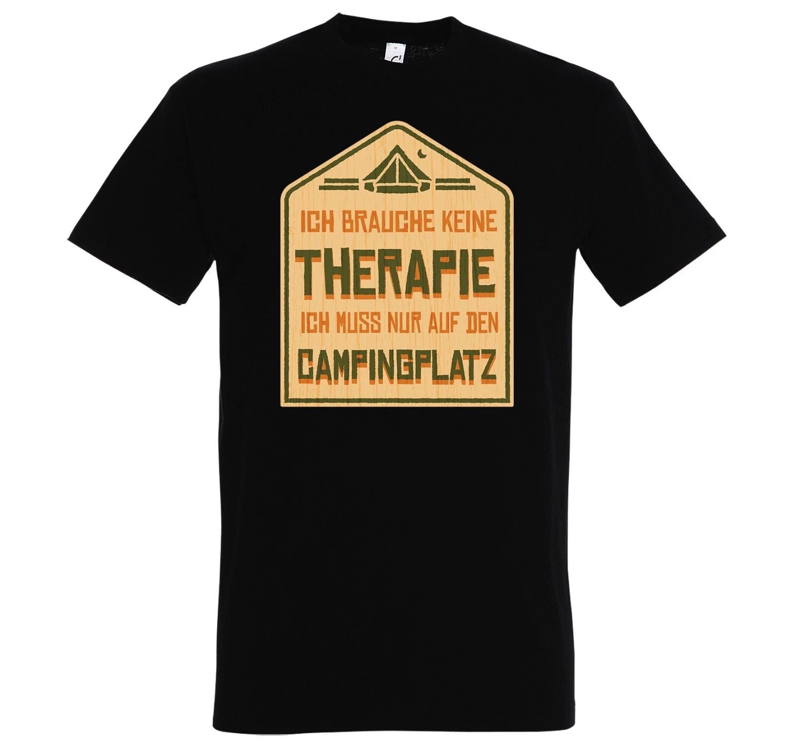 Youth Designz Therapy Camping Men's Printed T-Shirt Funny Adventure Hiking Unisex T-shirt, Sweatshirt, Hoodie, Long Sleeve Tee - T-Shirt, Sweatshirt, Hoodie