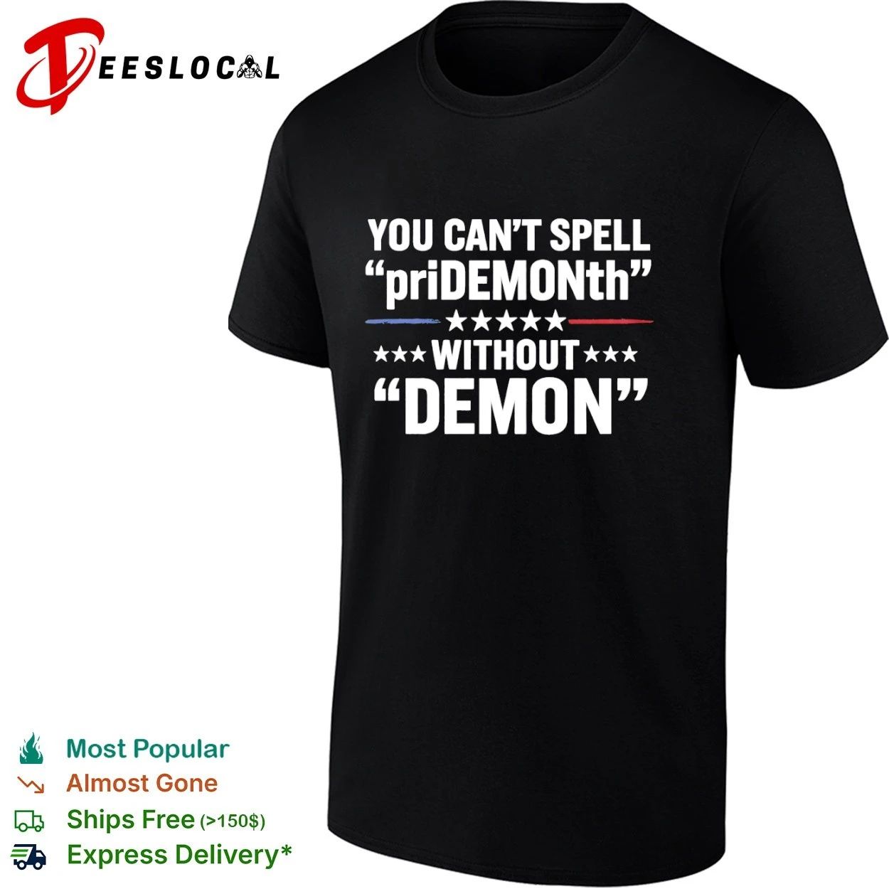 You Cant Spell priDEMONth Without Demon T-shirt Unisex T-shirt, Sweatshirt, Hoodie, Long Sleeve Tee - T-Shirt, Sweatshirt, Hoodie