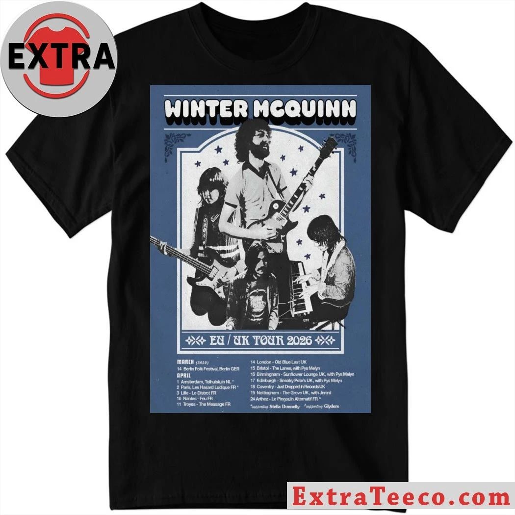 Winter McQuinn 2026 Tour EU-UK Poster Shirt Unisex T-shirt, Sweatshirt, Hoodie, Long Sleeve Tee - T-Shirt, Sweatshirt, Hoodie